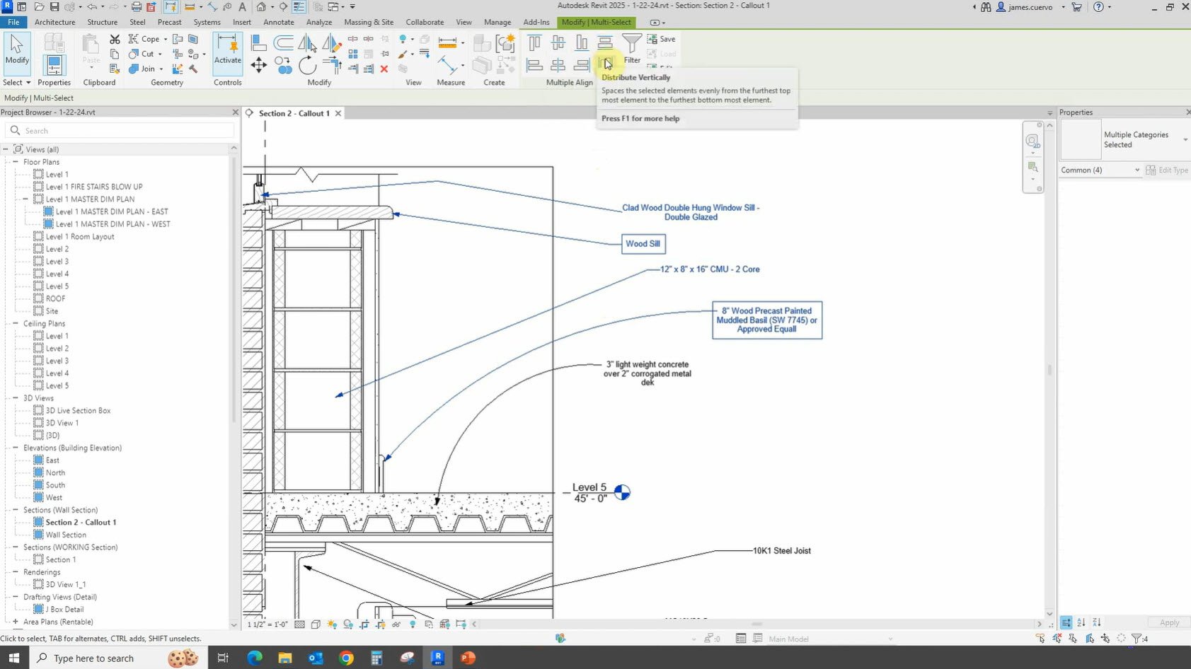 Align and Distribute Annotations – What’s New in Revit 2025 Webinar
