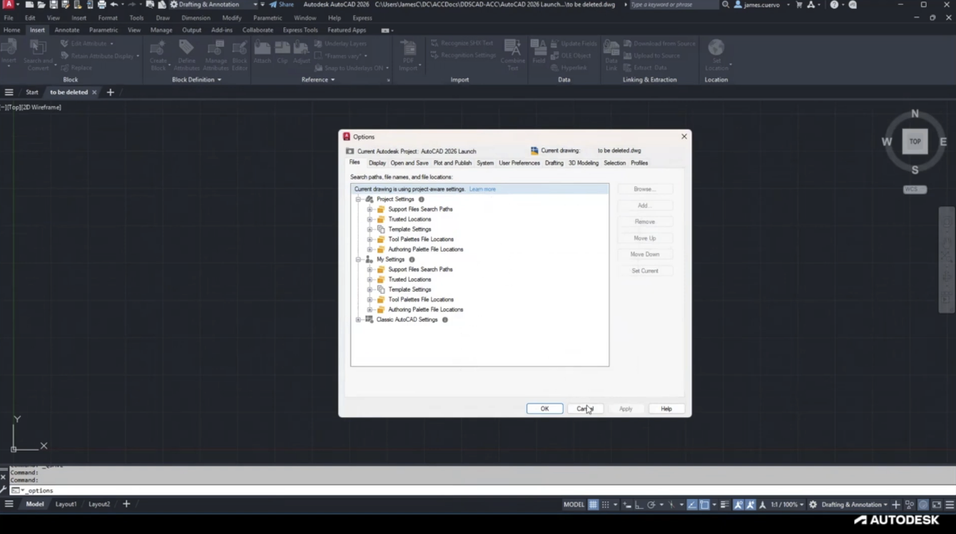 Cloud Configuration for DWG Projects – What’s New in AutoCAD 2026 Webinar