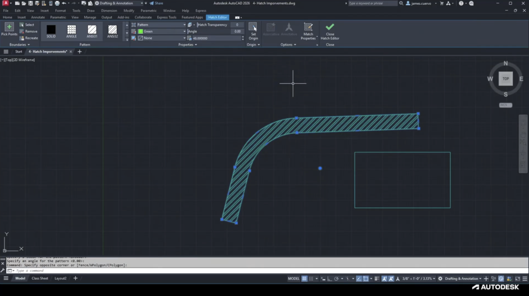 Hatch Improvements via Command Line – What’s New in AutoCAD 2026 Webinar