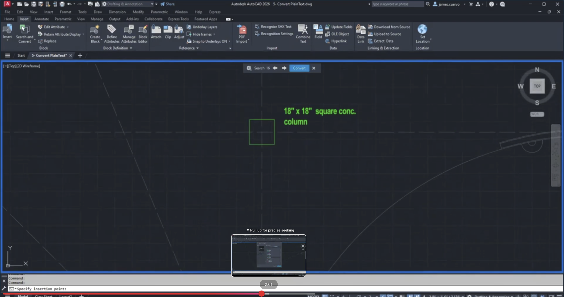 Convert Plain Text to Attributes – What’s New in AutoCAD 2026 Webinar